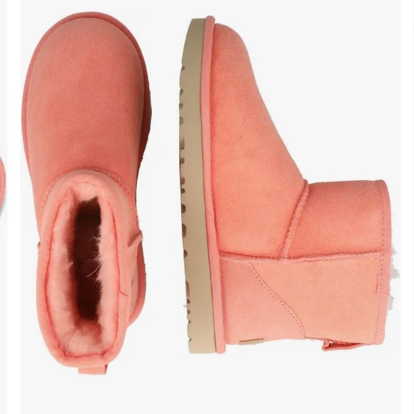 UGG Classic Mini II Genuine Shearling Lined Boot (Women)STARFISH PINK 6M NWT - Picture 2 of 16